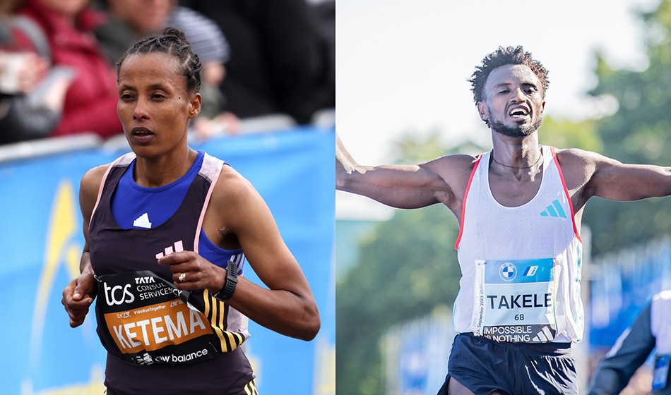 Tigist Ketema and Tadese Takele lead Berlin's 50th Marathon - AW