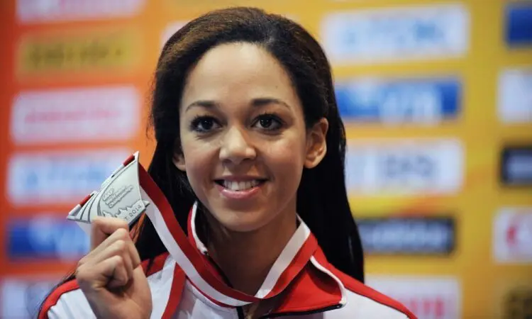 Katarina Johnson-Thompson Sopot 2014 long jump silver (Credit: Mark Shearman)