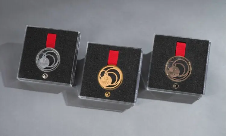 Glasgow 2014 Gold Silver and Bronze Medals