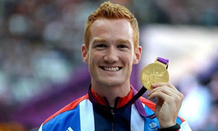 Greg Rutherford with Olympic gold (Credit: Mark Shearman)