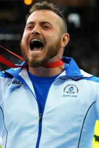 Scotland's Mark Dry roars back to Hampden Park crowd after collecting hammer bronze