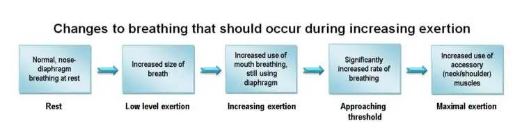 Changes to breathing