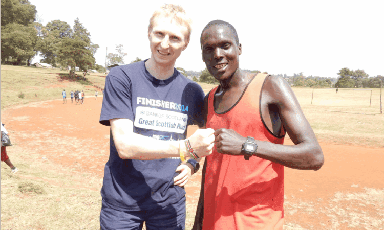 Colin and Kemboi by Colin Thomas