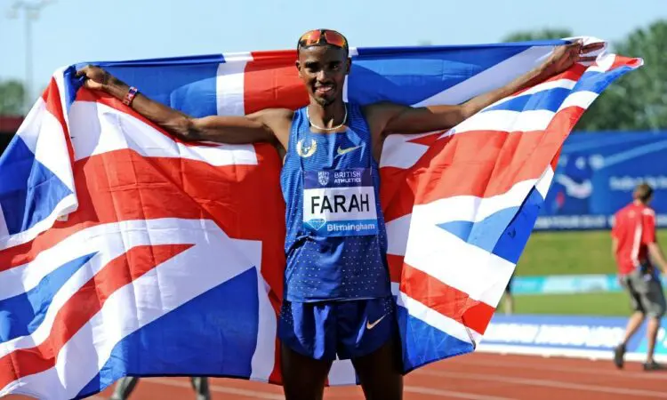 Mo Farah birmingham 3000