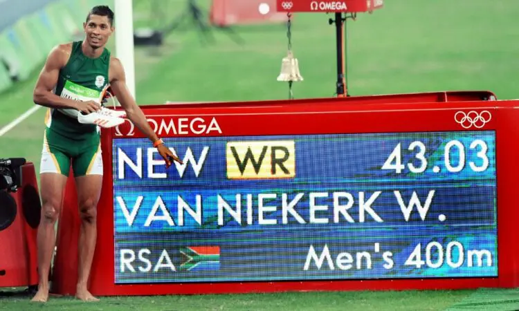 Wayde van Niekerk world record rio 2016