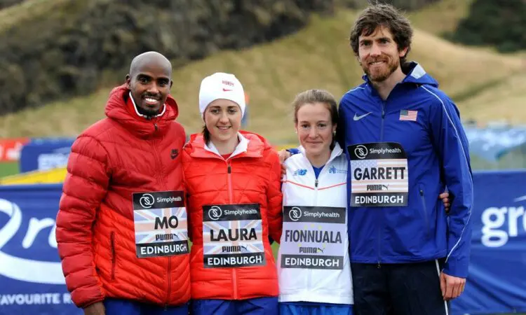 Mo Farah, Laura Muir, Fionnuala McCormack, Garrett Heath