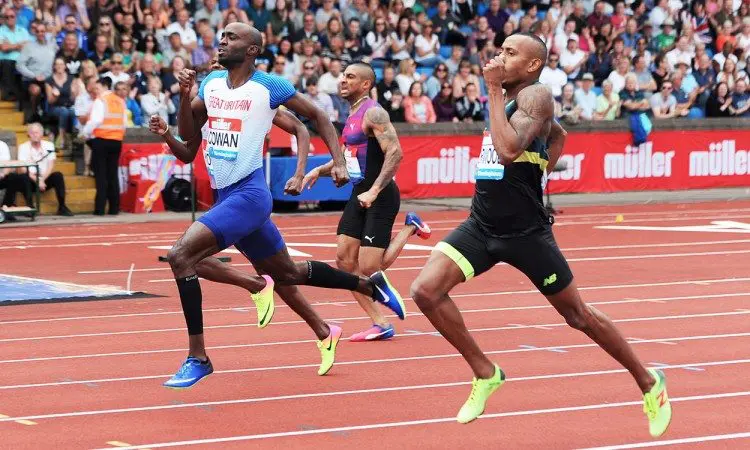 Dwayne-Cowan-Birmingham-100m-by-Mark-Shearman