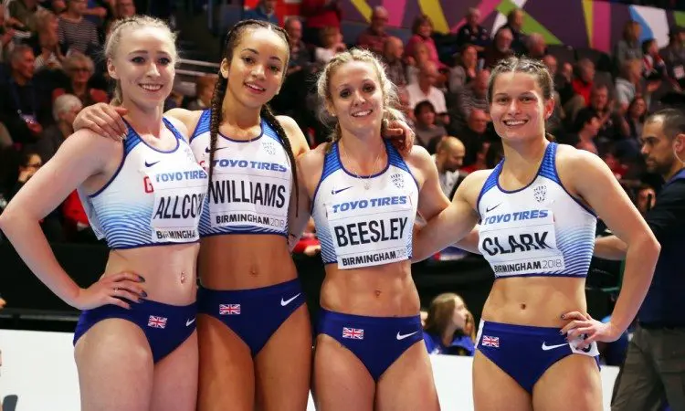 GB 4x400 world indoors by mark shearman