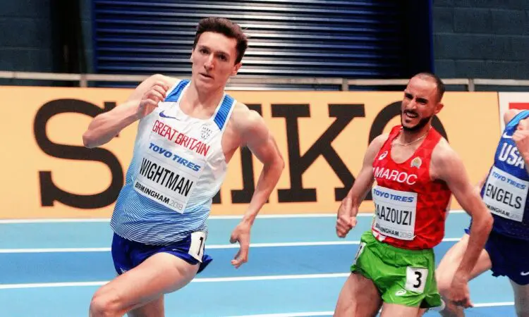 Jake Wightman World Indoors heat 1500m by Mark Shearman