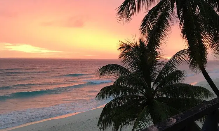 Sunset-view-from-balcony-Run-Barbados