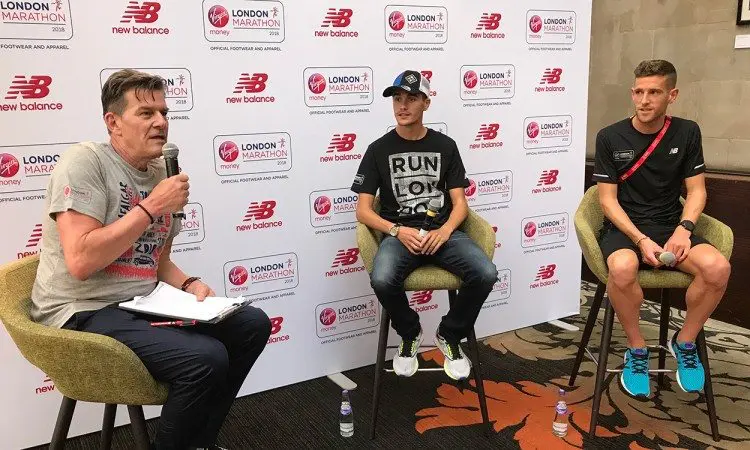 Callum-Hawkins-and-Jonny-Mellor-with-Tim-Hutchings-at-New-Balance-event