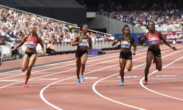Shelly-Ann Fraser-Pryce Anniversary Games 2018 by Mark Shearman
