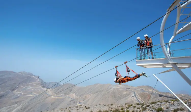 The world's longest zipwire