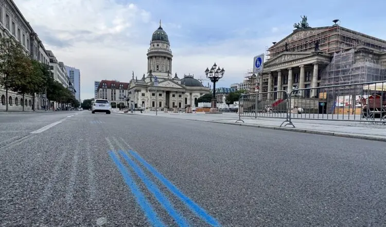 follow the blue line