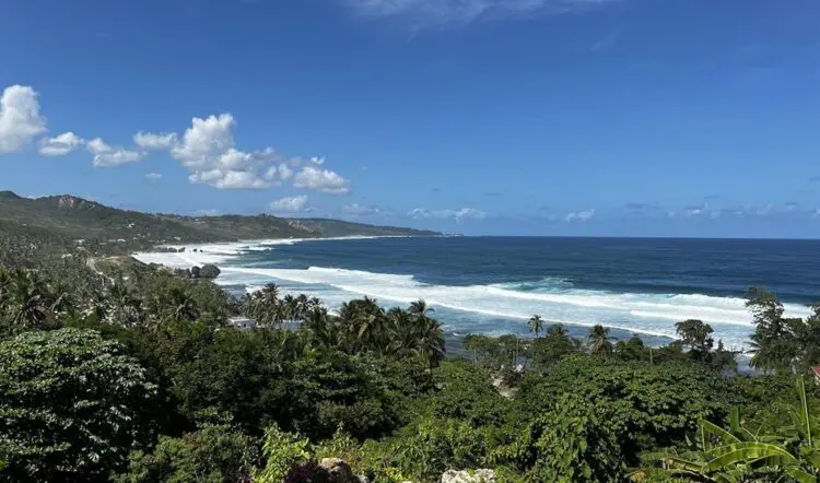 Barbados marathon route