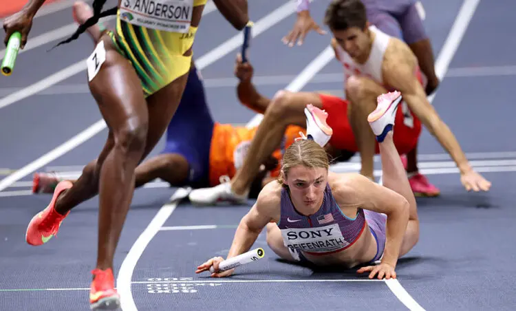 Chaotic blended relay in Toruń sees Belgium emerge with gold 2 Relay mayhem