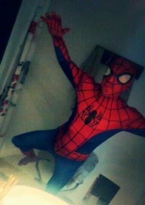 Martelletti in Spiderman suit