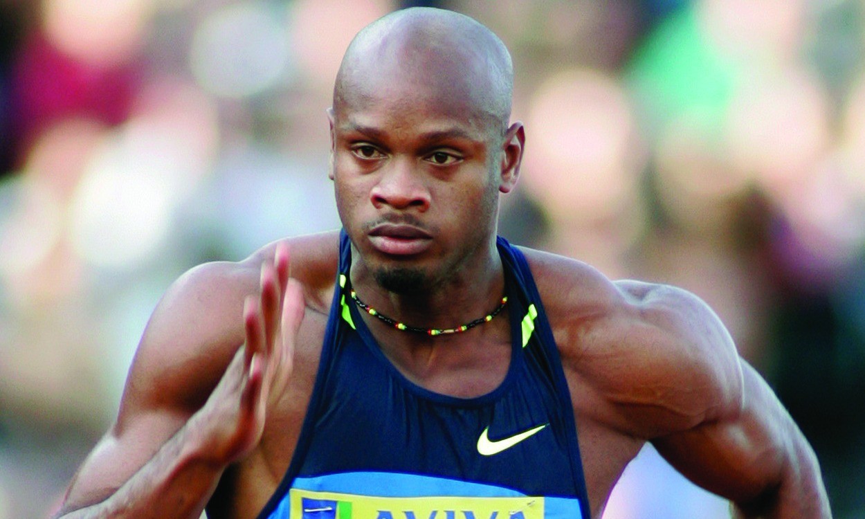 Asafa Powell runs 9.84 100m at Jamaica International Invitational