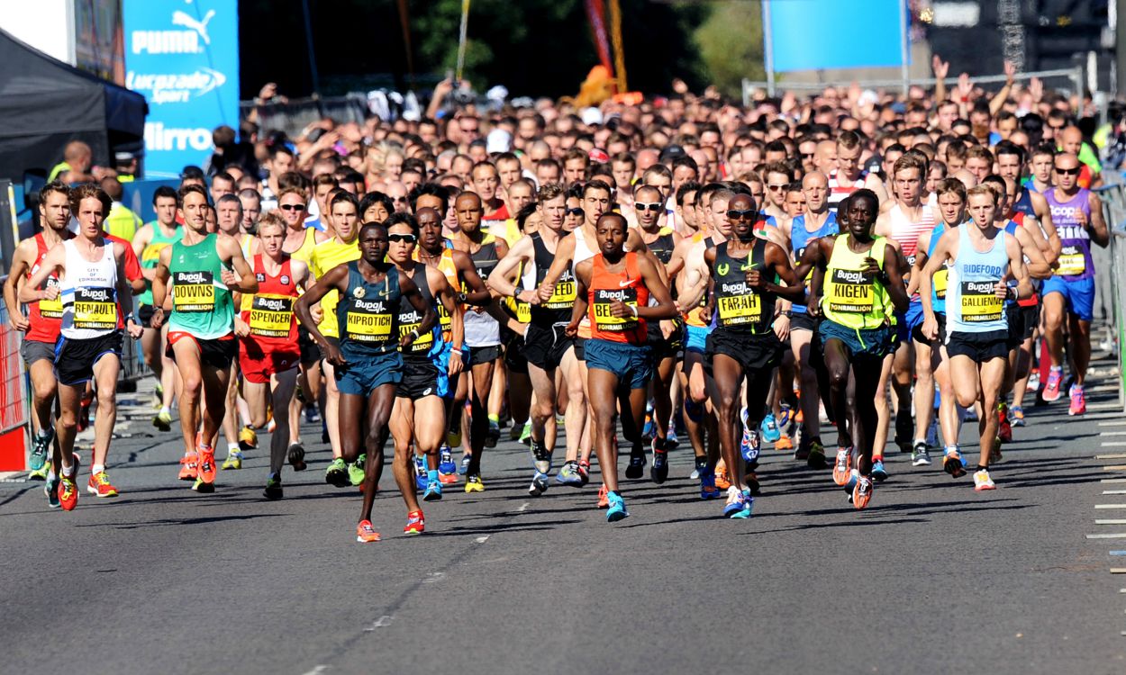 Mo Farah And Mary Keitany Defend Great North Run Titles Aw