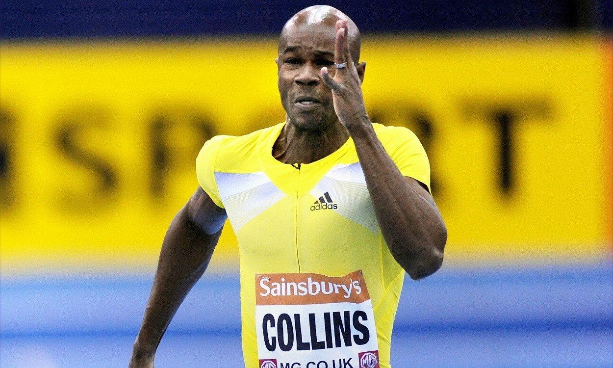 Kim Collins aiming for fast 50th appearance on British soil