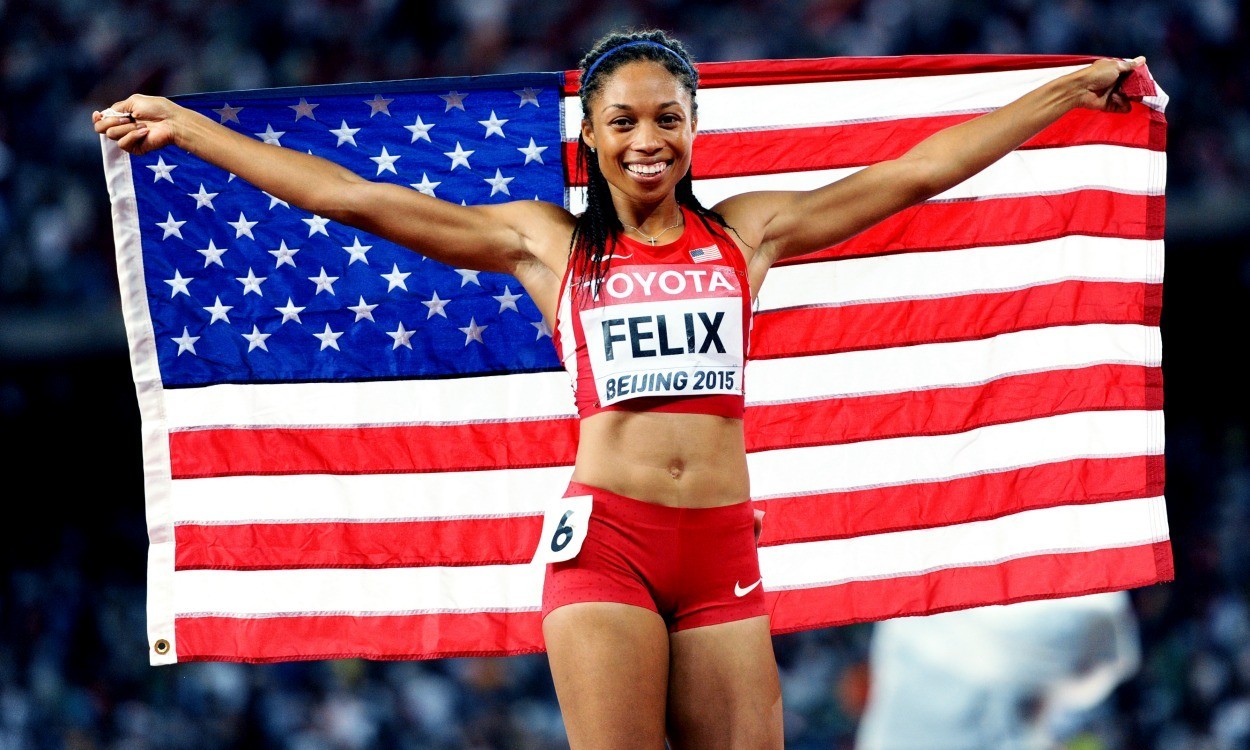 Double Vision For Allyson Felix Aw