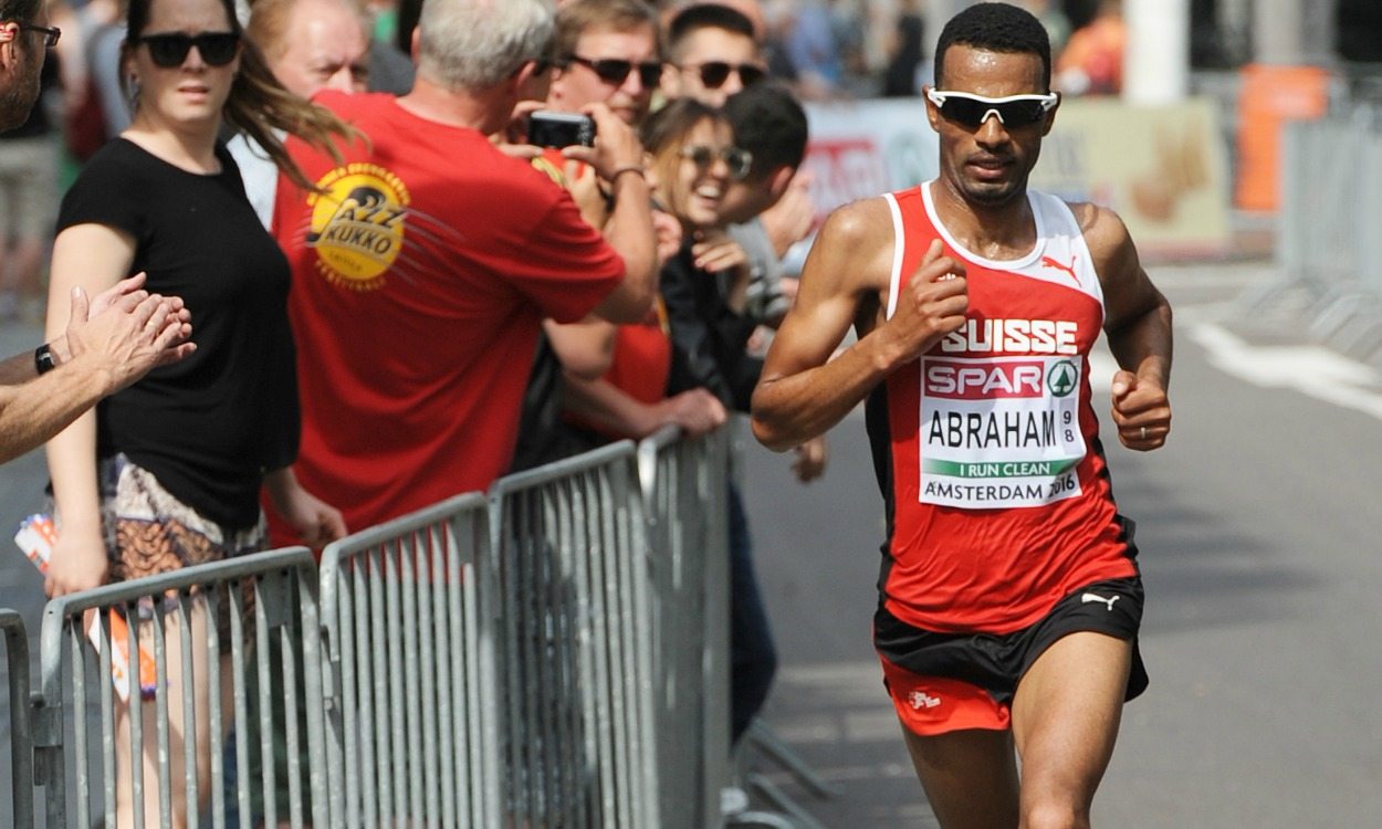 Half-marathon gold for Tadesse Abraham and Sara Moreira in Amsterdam