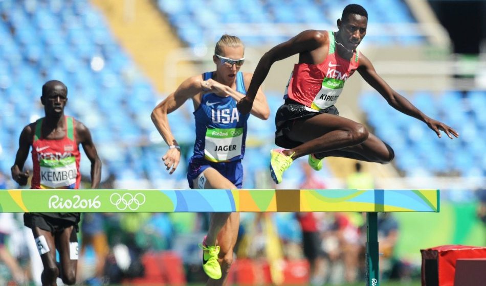 Conseslus Kipruto takes Olympic steeplechase title in record time AW
