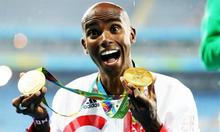 Mo Farah medals Rio 2016