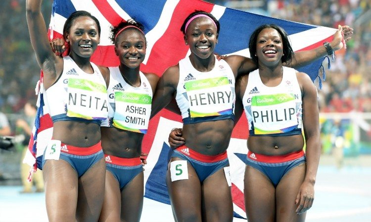 gb 4x100 rio 2016 neita asher-smith henry philip