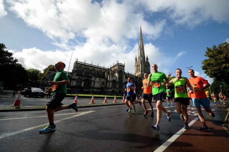 Runners take to the streets for Great Bristol Half Marathon AW
