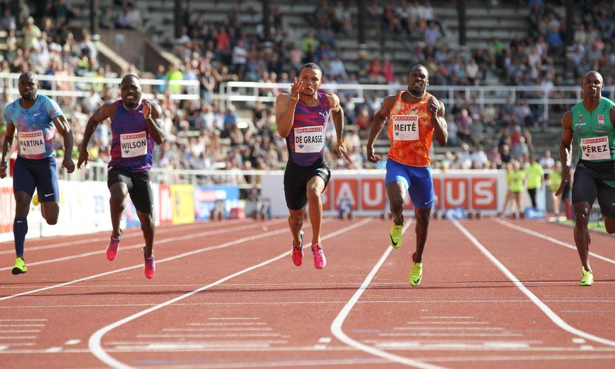 Andre De Grasse Speeds To Windy 9 69 In Stockholm Aw