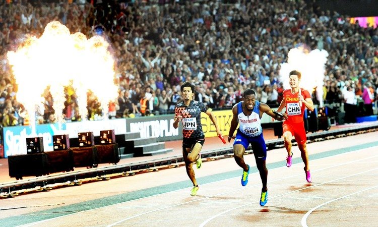 Men's-4x100m-London-2017-Nethaneel-Mitchell-Blake-by-Mark-Shearman