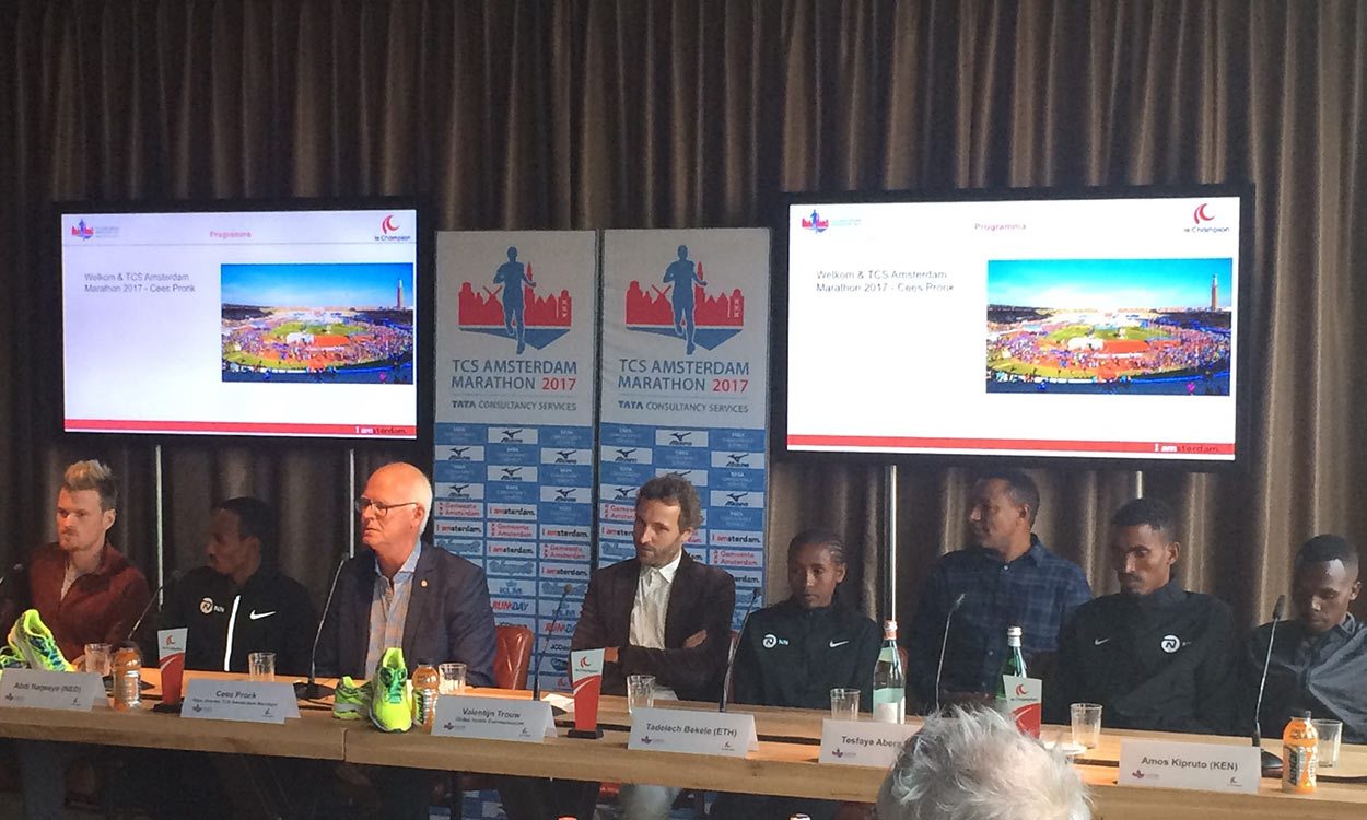 Athletes ready for TCS Amsterdam Marathon