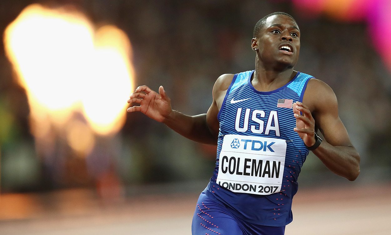 Christian Coleman and Teahna Daniels win 100m at US Champs