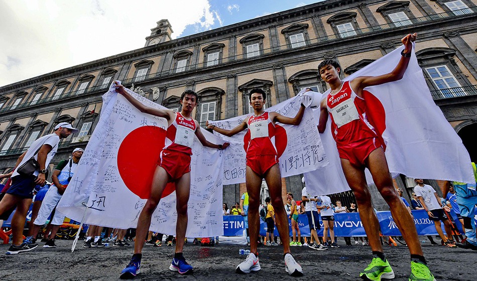 Japan wins six medals on streets of Naples at World University Games AW