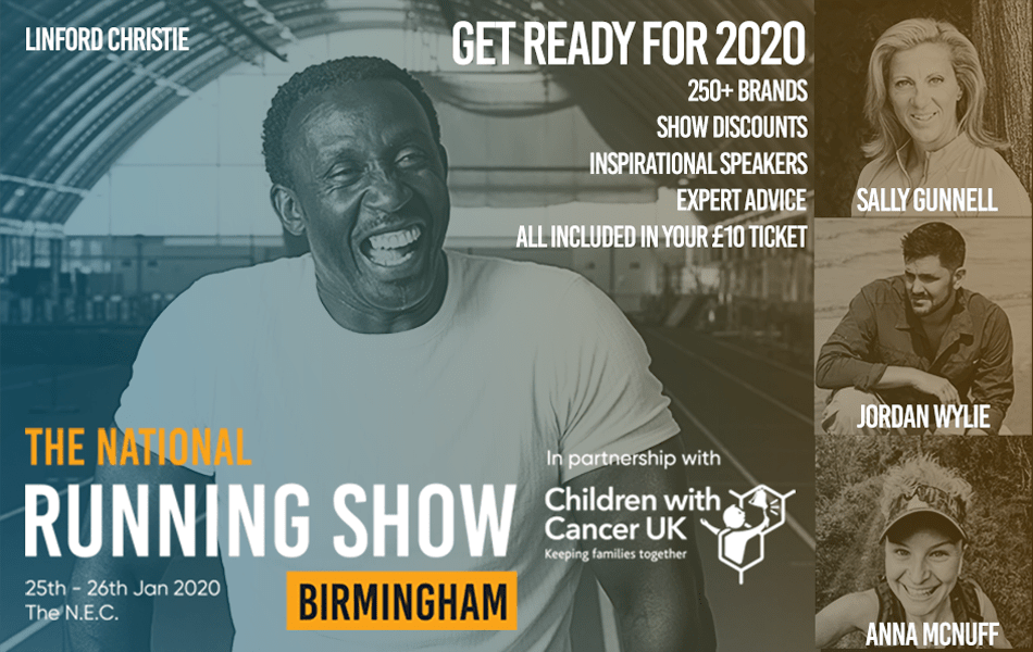 Free National Running Show ticket offer AW