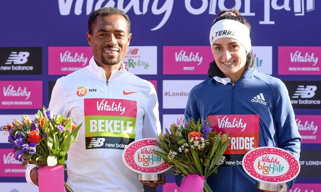 Kenenisa Bekele and Lily Partridge win Big Half in London