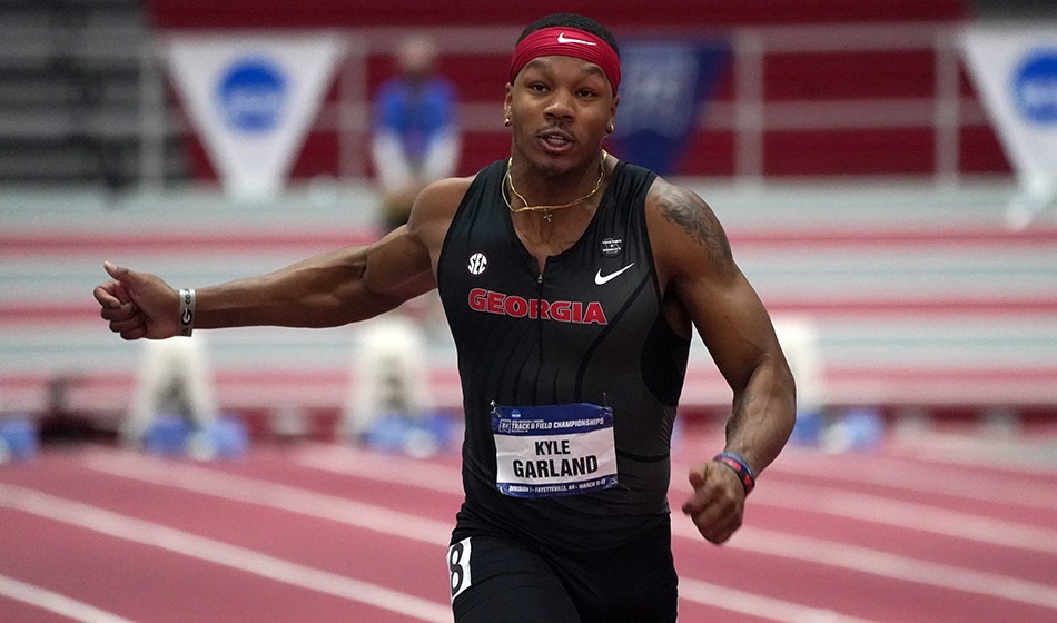 Garland on course for big score at NCAA heptathlon AW