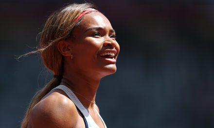 Imani-Lara Lansiquot on writing a play after getting pinged at the Olympics