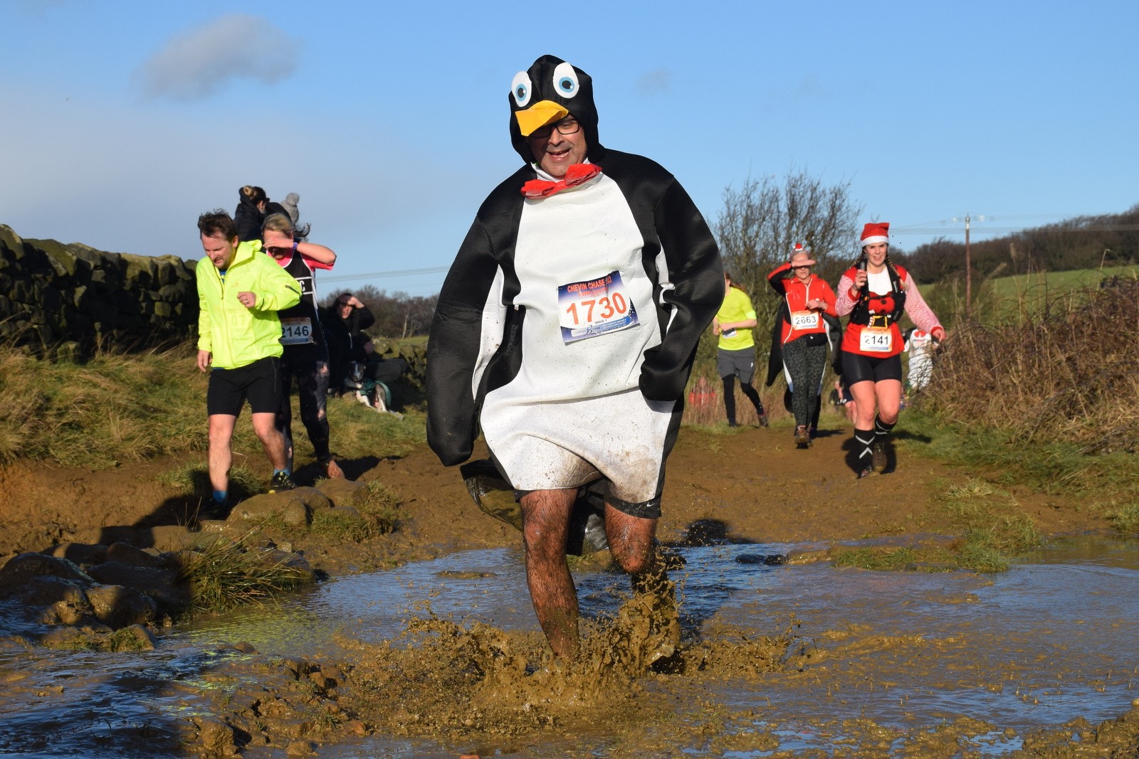 A fun time at the 2022 Boxing Day Chevin Chase 7m race by Dave Woodhead