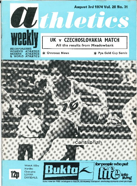 3rd August 1974 AW