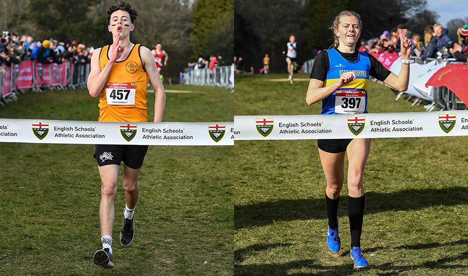Alex Lennon and Zoe Gilbody triumph at English Schools Champs – AW
