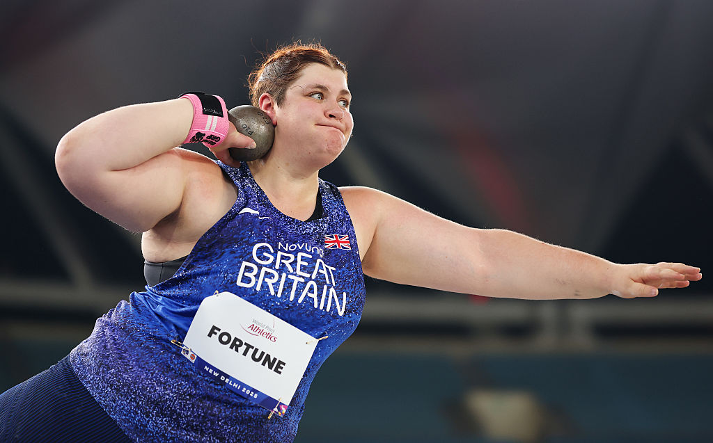Sabrina Fortune wins shot put gold in Delhi with world record – Athletics Weekly
