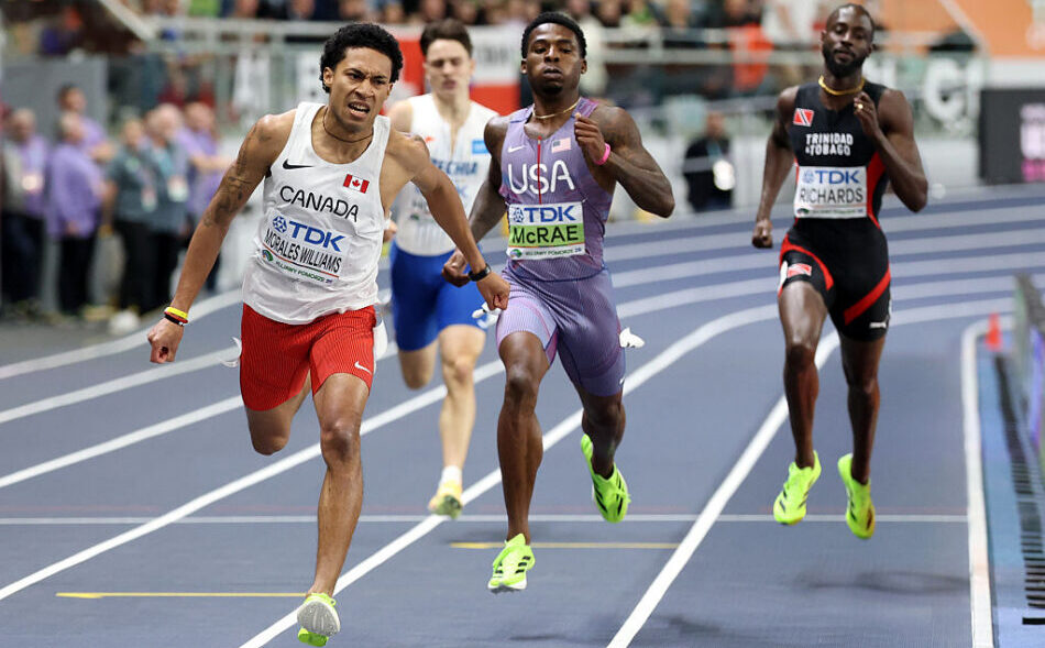 Christopher Morales Williams wins controversial two-race 400m final