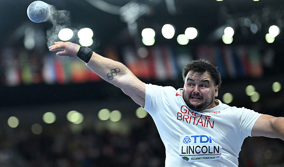 Shot putter Scott Lincoln excels in fourth but leaves Toruń frustratingly empty handed
