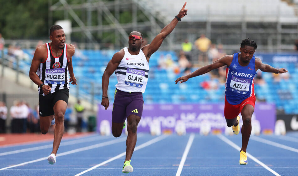 Romell Glave breaks 10-second barrier to win UK 100m title - Athletics ...