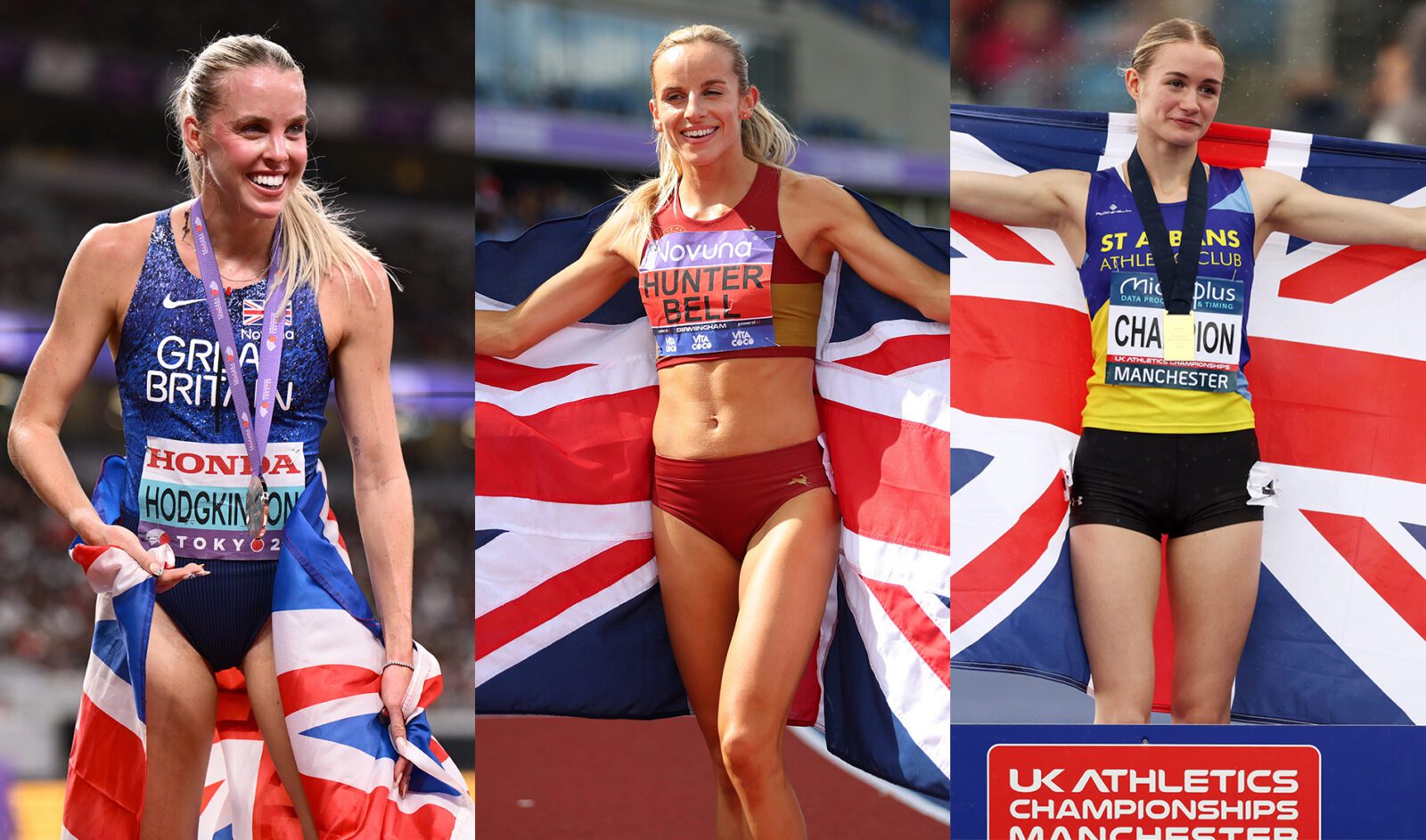 Keely Hodgkinson v Georgia Hunter Bell v Phoebe Gill in London ...